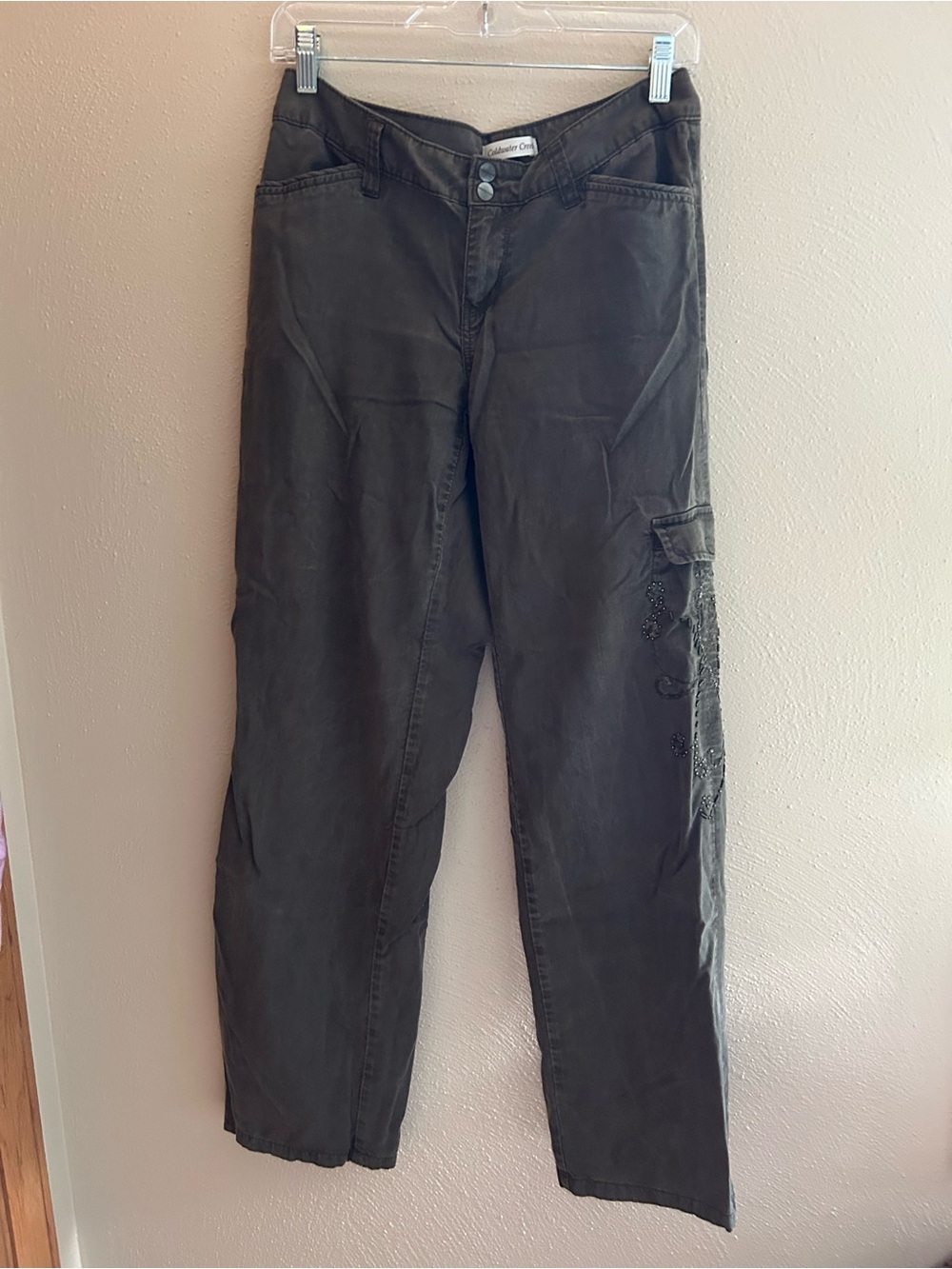 Y2K Beaded Cargo Pants